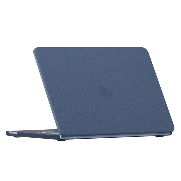 For MacBook Neo 13 inch 2026 A18 Pro A3404 Crystalline Matte Hardshell Laptop Protective Case (Blue)