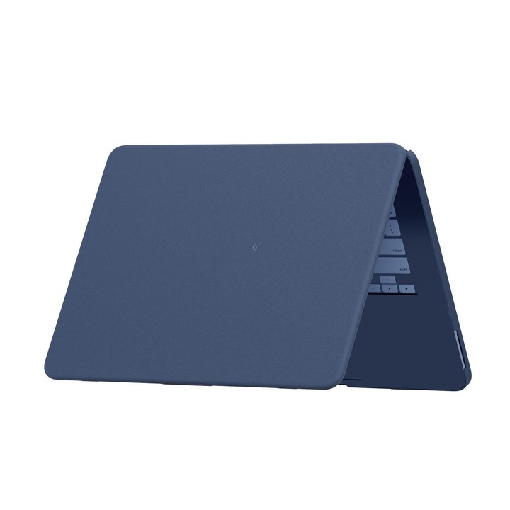 For MacBook Neo 13 inch 2026 A18 Pro A3404 Crystalline Matte Hardshell Laptop Protective Case (Blue)