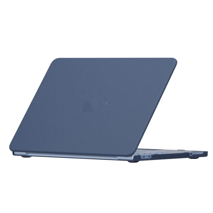 For MacBook Neo 13 inch 2026 A18 Pro A3404 Crystalline Matte Hardshell Laptop Protective Case (Blue)
