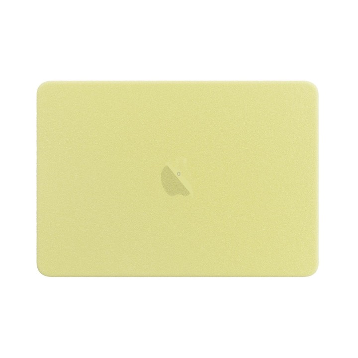 For MacBook Neo 13 inch 2026 A18 Pro A3404 Crystalline Matte Hardshell Laptop Protective Case (Yellow)