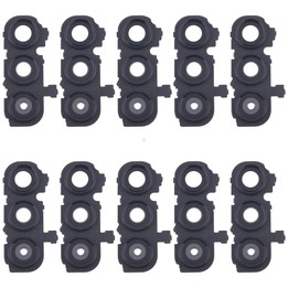 For Samsung Galaxy A16 SM-A165F 10pcs Rear Camera Lens Cover(Black)