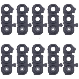 For Samsung Galaxy A16 5G SM-A166B 10pcs Rear Camera Lens Cover(Black)