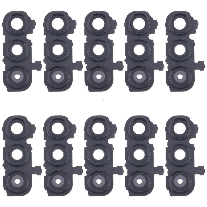 For Samsung Galaxy A16 5G SM-A166B 10pcs Rear Camera Lens Cover(Black)