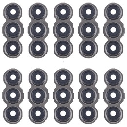 For Samsung Galaxy F55 SM-E556B 10pcs Rear Camera Lens Cover(Black)