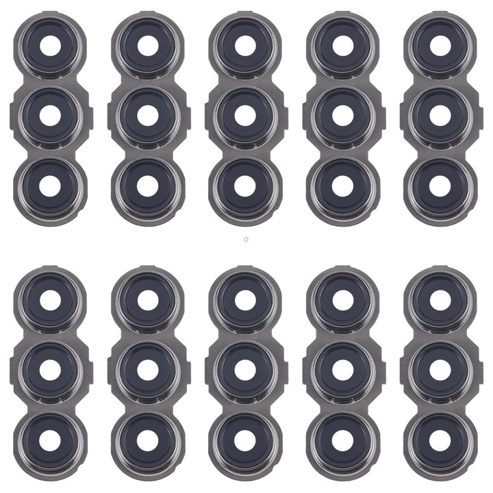 For Samsung Galaxy F55 SM-E556B 10pcs Rear Camera Lens Cover(Black)
