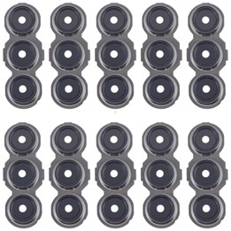 For Samsung Galaxy C55 SM-C556B 10pcs Rear Camera Lens Cover(Black)