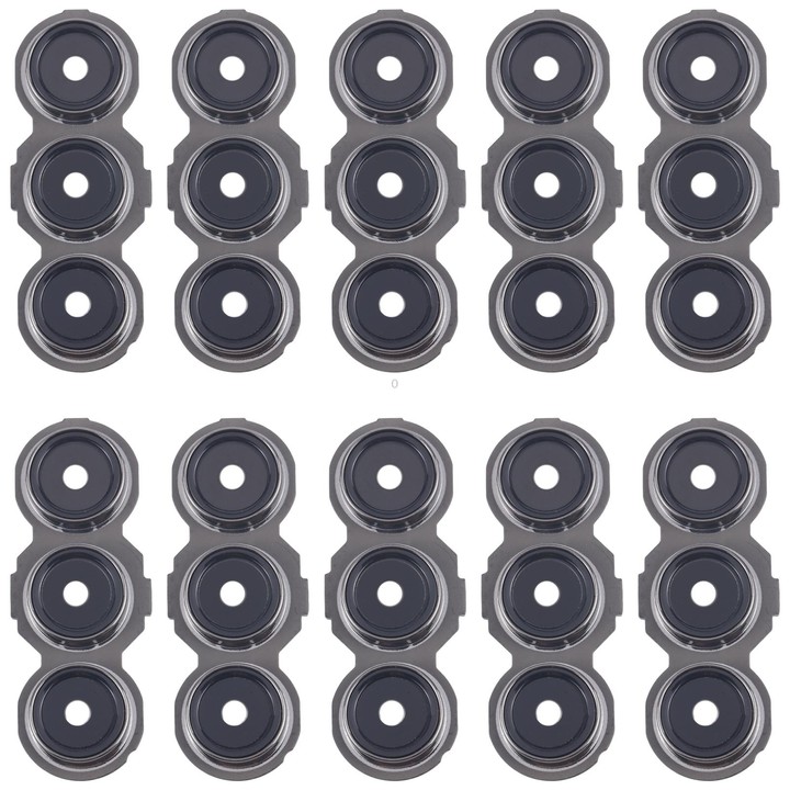 For Samsung Galaxy C55 SM-C556B 10pcs Rear Camera Lens Cover(Black)