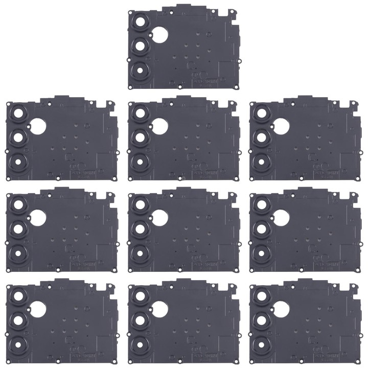 For Samsung Galaxy A14 SM-A145F 10pcs Rear Camera Lens Cover(Black)
