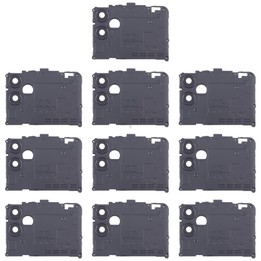 For Samsung Galaxy A04e SM-A042F 10pcs Rear Camera Lens Cover(Black)