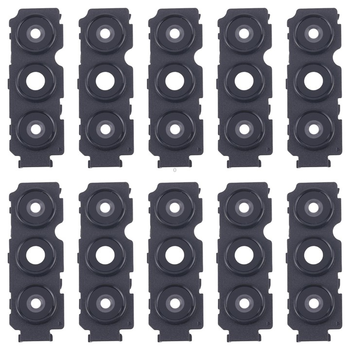 For Samsung Galaxy A04s SM-A047F 10pcs Rear Camera Lens Cover(Black)
