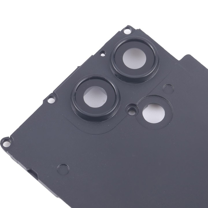 For Samsung Galaxy F04 SM-E045F 10pcs Rear Camera Lens Cover(Black)