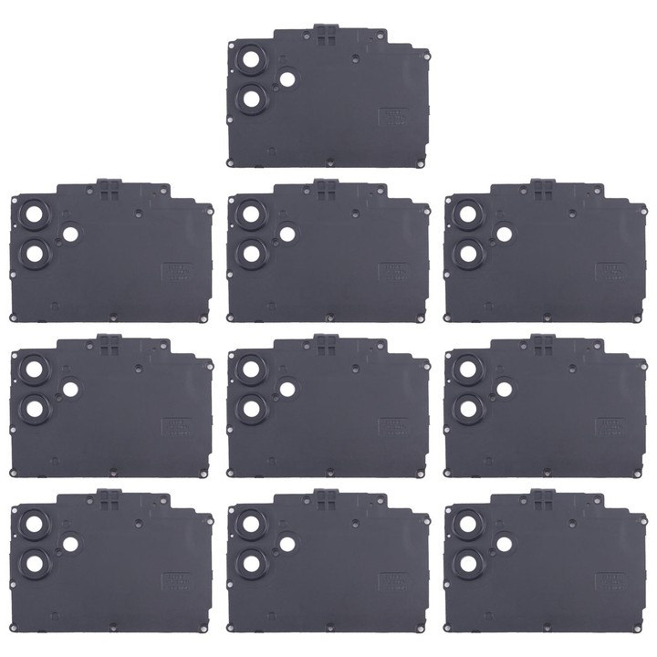 For Samsung Galaxy A04 SM-A045F 10pcs Rear Camera Lens Cover(Black)