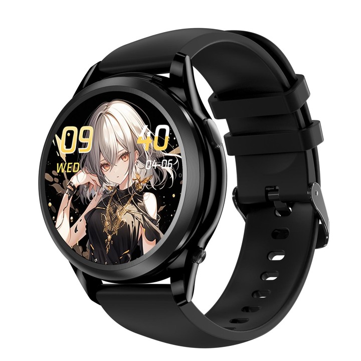 X17 mini 1.27 inch IP67 Waterproof 2 in 1 Bluetooth Earphone Smart Watch(Black)