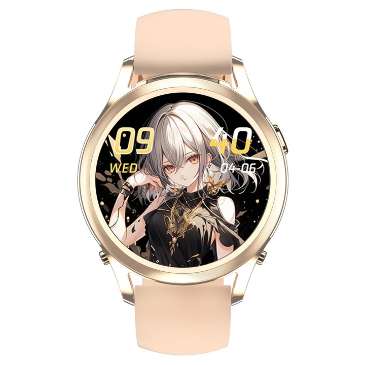 X17 mini 1.27 inch IP67 Waterproof 2 in 1 Bluetooth Earphone Smart Watch(Gold)