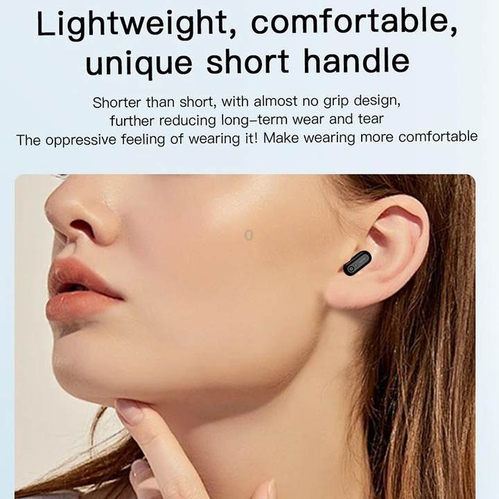 X17 mini 1.27 inch IP67 Waterproof 2 in 1 Bluetooth Earphone Smart Watch(Gold)
