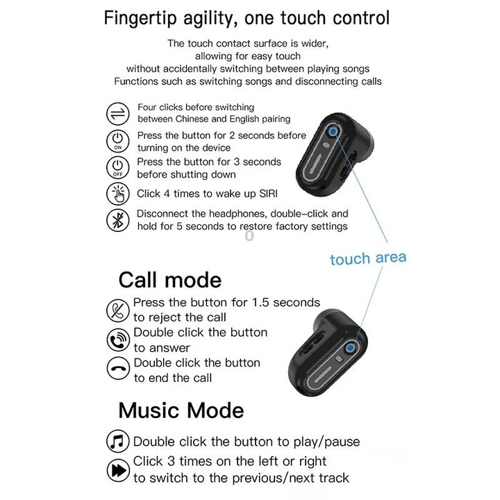 X17 mini 1.27 inch IP67 Waterproof 2 in 1 Bluetooth Earphone Smart Watch(Gold)