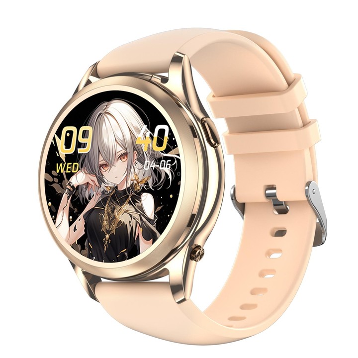 X17 mini 1.27 inch IP67 Waterproof 2 in 1 Bluetooth Earphone Smart Watch(Gold)