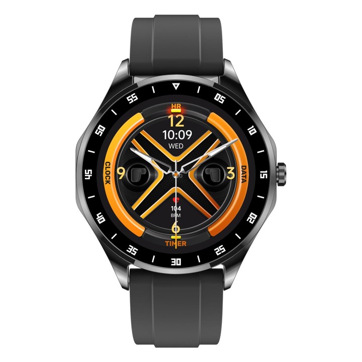 X20 1.43 inch IP67 Waterproof 2 in 1 Bluetooth Earphone Smart Watch(Black)