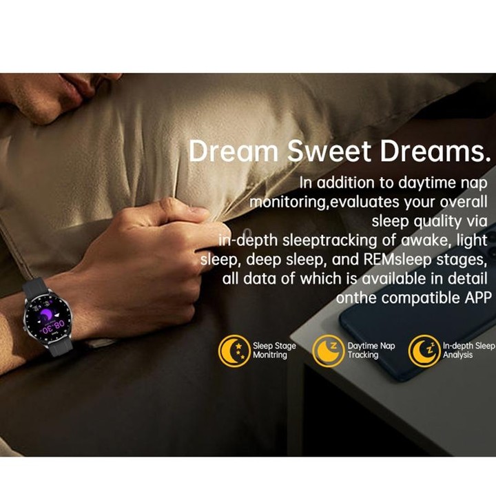 X20 1.43 inch IP67 Waterproof 2 in 1 Bluetooth Earphone Smart Watch(Black)