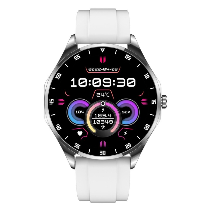 X20 1.43 inch IP67 Waterproof 2 in 1 Bluetooth Earphone Smart Watch(White)