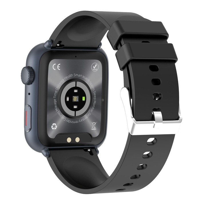 T92 1.81 inch IPS Square Screen Smart Watch, Heart Rate / Blood Oxygen / Blood Pressure(Black)