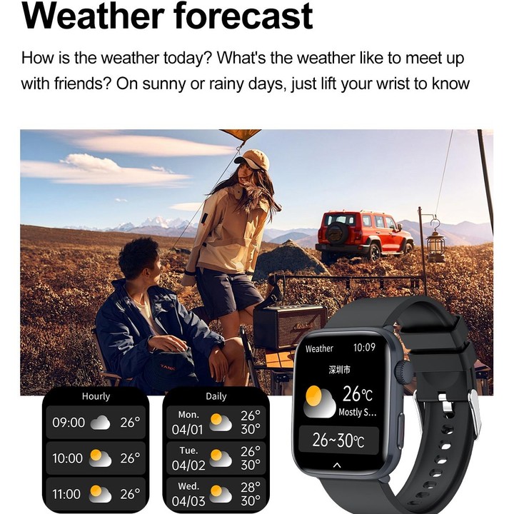 T92 1.81 inch IPS Square Screen Smart Watch, Heart Rate / Blood Oxygen / Blood Pressure(Grey)