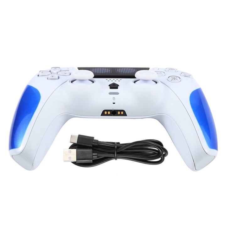 CT-400 Wireless Game Controller for Sony PS5(White Blue)
