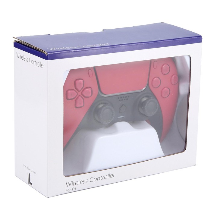CT-400 Wireless Game Controller for Sony PS5(Red Black)