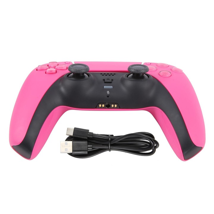 CT-400 Wireless Game Controller for Sony PS5(Rose Red)