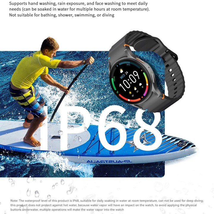 HD Watch7 mini 1.3 inch AMOLED Screen Smart Watch(Black)