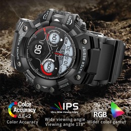 LC21 1.32 inch TFT Round Screen Sports Smart Watch Supports Blood Oxygen Monitoring/Call Reminder(Camouflage Grey)