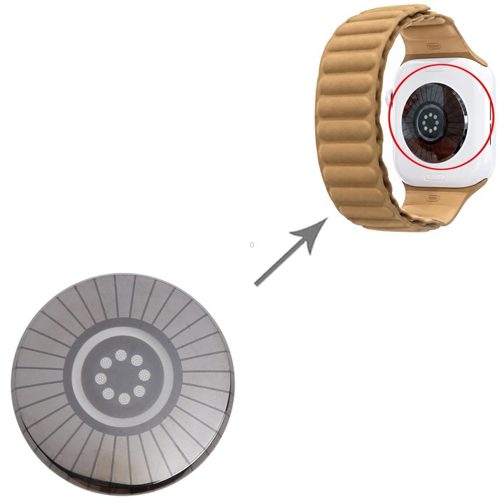 For Apple Watch Series 12 46mm Heart-rate Sensor Glass Lens Cover