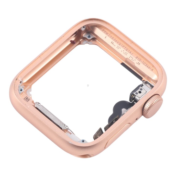For Apple Watch Series 4 40MM LTE Aluminium Alloy Middle Frame Bezel Plate with Crown Spin Axis Flex Cable(Gold)