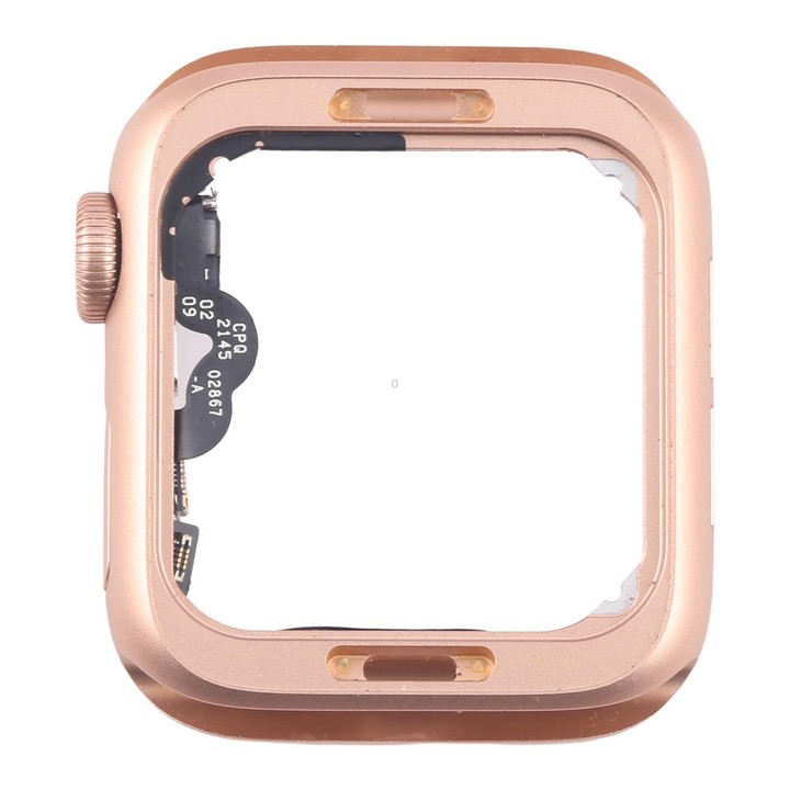 For Apple Watch Series 5 40MM GPS Aluminium Alloy Middle Frame Bezel Plate with Crown Spin Axis Flex Cable(Gold)