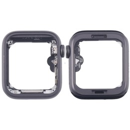 For Apple Watch Series 4 44MM LTE Aluminium Alloy Middle Frame Bezel Plate with Crown Spin Axis Flex Cable(Grey)