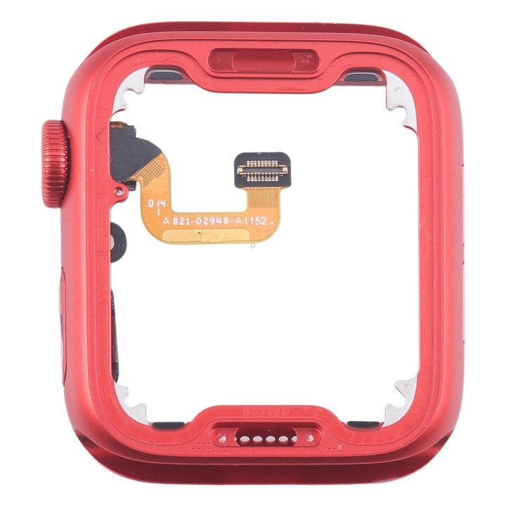 For Apple Watch Series 6 40MM LTE Aluminium Alloy Middle Frame Bezel Plate with Crown Spin Axis Flex Cable(Red)