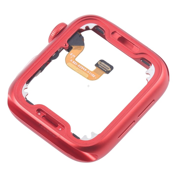 For Apple Watch Series 6 40MM GPS Aluminium Alloy Middle Frame Bezel Plate with Crown Spin Axis Flex Cable(Red)