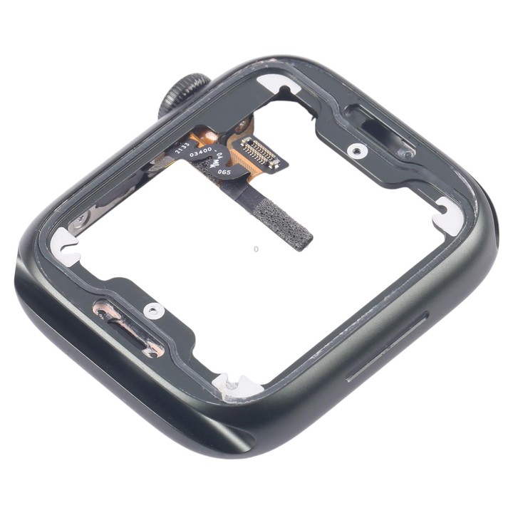 For Apple Watch Series 7 41MM LTE Aluminium Alloy Middle Frame Bezel Plate with Crown Spin Axis Flex Cable(Green)