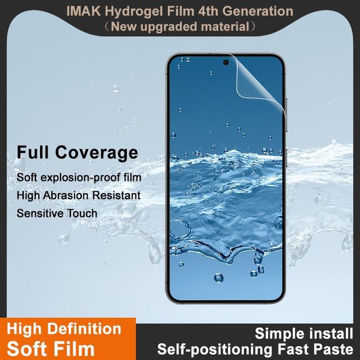 For Samsung Galaxy A37 5G imak 4th Generation Full Coverage Screen Hydrogel Film Protector