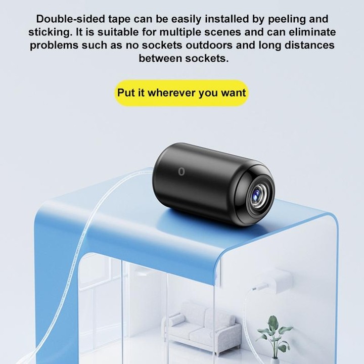 Indoor HD Night Vision Wireless WiFi Surveillance Camera, Memory Card:128GB
