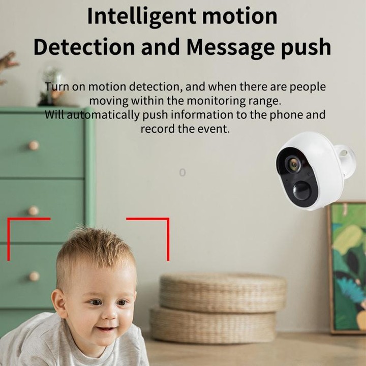 Home Ultra-HD Infrared Night Vision WiFi Surveillance Camera, Memory Card:32GB(EU Plug)