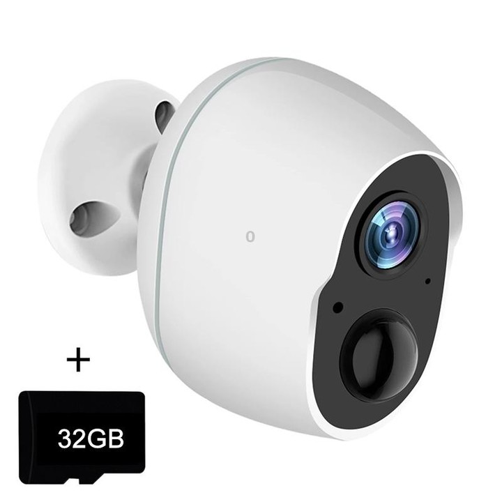 Home Ultra-HD Infrared Night Vision WiFi Surveillance Camera, Memory Card:32GB(EU Plug)