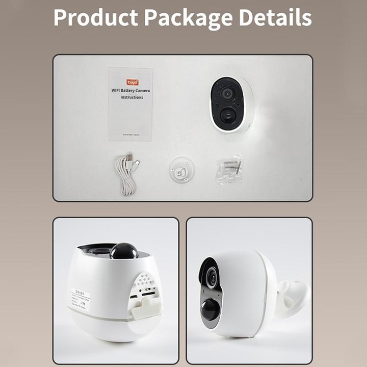 Home Ultra-HD Infrared Night Vision WiFi Surveillance Camera, Memory Card:64GB(US Plug)