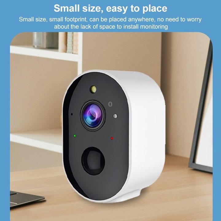 3MP Home Outdoor HD Wireless Surveillance Camera, WiFi Version+5200mAh Battery+Tuya APP(No Plug)