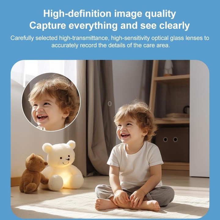 3MP Home Outdoor HD Wireless Surveillance Camera, WiFi Version+5200mAh Battery+Tuya APP(No Plug)