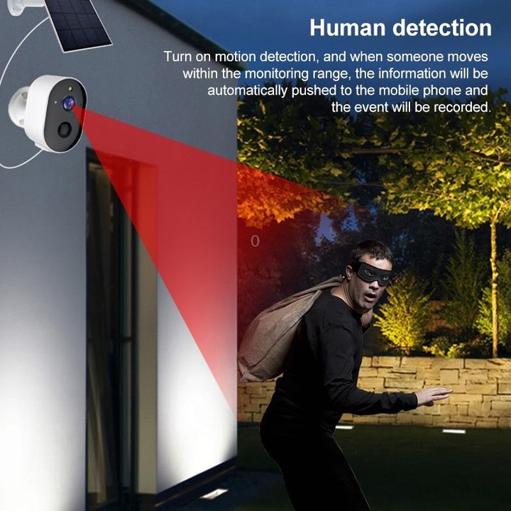 3MP Graffit Version Outdoor HD Solar Panel Wireless WiFi Surveillance Camera, Memory Card:32GB(EU Plug)