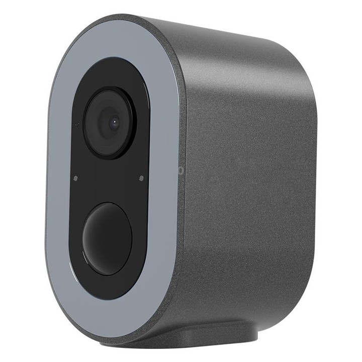 WiFi Tuya Smart Version HD Low Power Consumption Battery Camera, EU Plug, Memory Card:Without Memory(Grey)