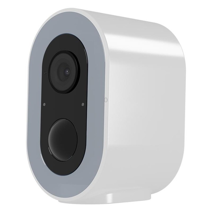 WiFi Tuya Smart Version HD Low Power Consumption Battery Camera, EU Plug, Memory Card:Without Memory(White)