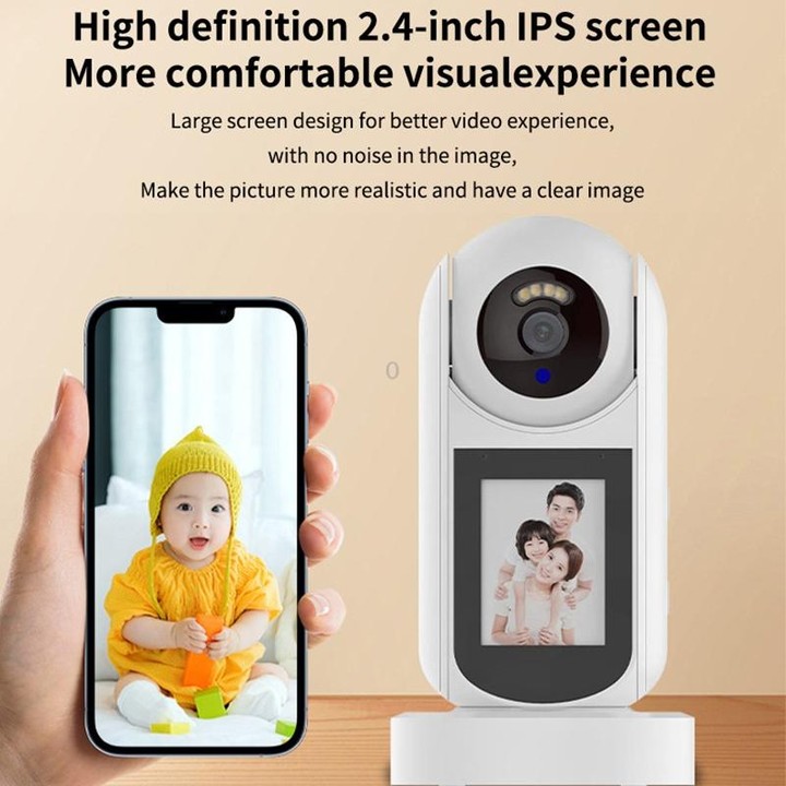 2MP HD Video Call Dual Light Full Color Night Vision WiFi Surveillance Camera(US Plug)