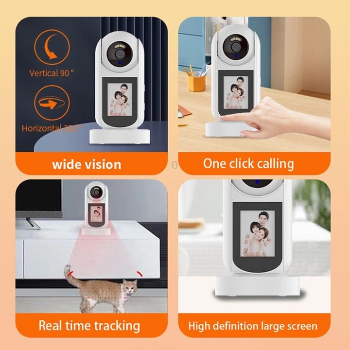 2MP HD Video Call Dual Light Full Color Night Vision WiFi Surveillance Camera(US Plug)
